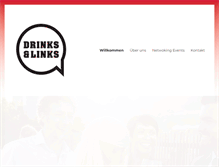Tablet Screenshot of drinksandlinks.com